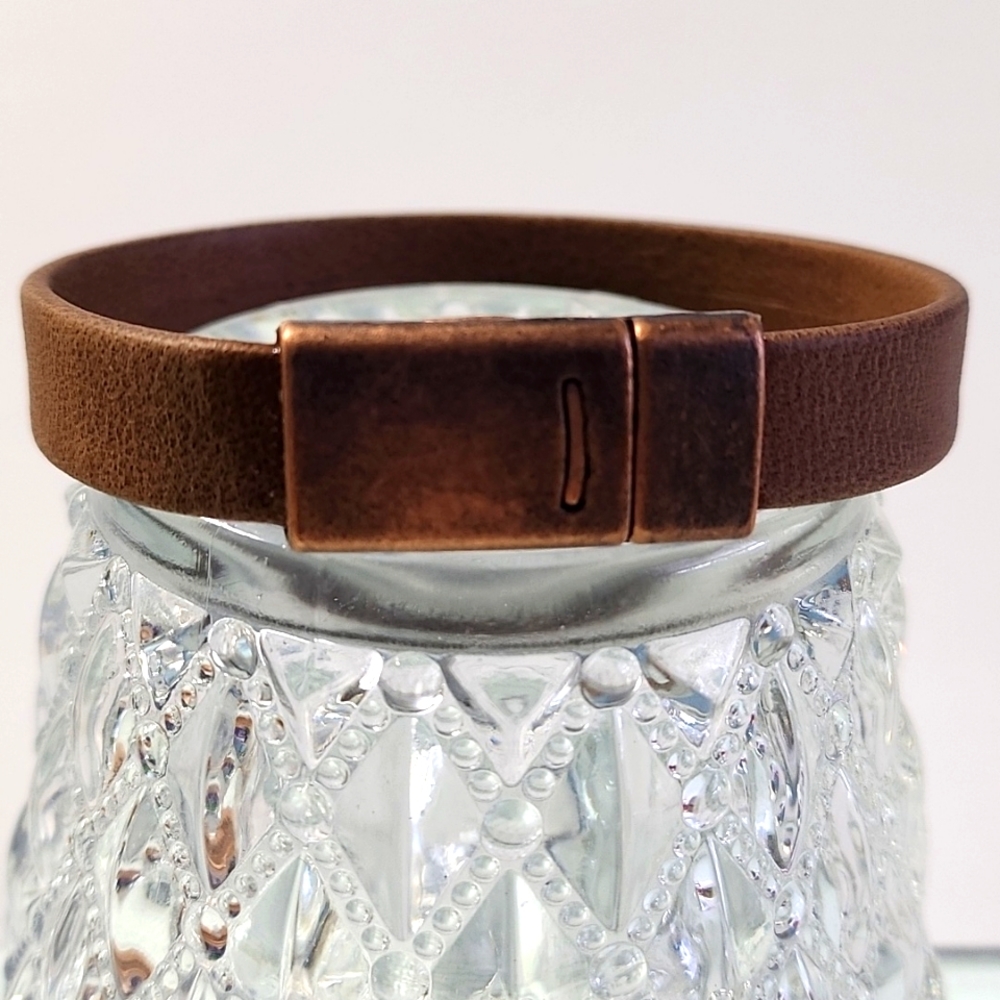 Brown Leather Bracelet!